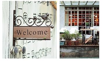 Amazon | tonntyann ウェルカムプレート WELCOME 看板 ドア